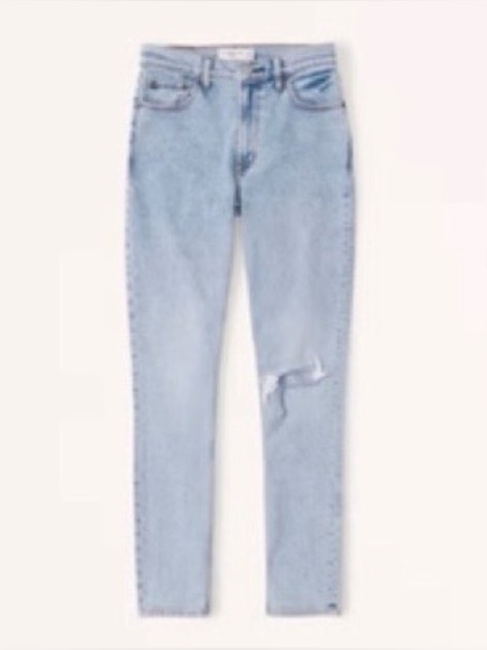 Abercrombie & Fitch The High Rise Skinny Jean in Medium Destroy Women’s Size 29